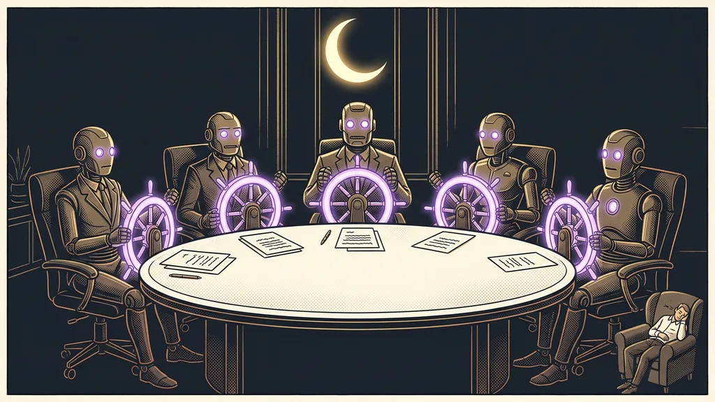 Ilustrace k článku: Získejte pět ředitelů, kteří vaši firmu povedou i o půlnoci